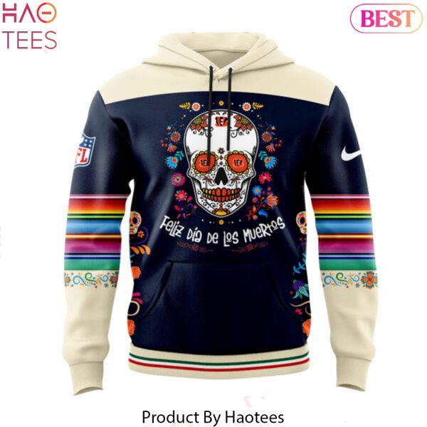 Cincinnati Bengals 2024 Dia De Los Muertos Pullover Hoodie
