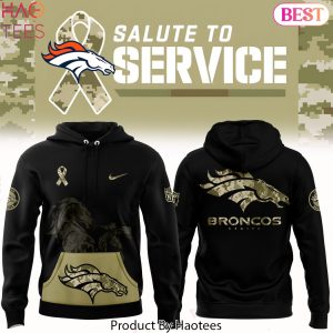 Denver Broncos 2024 Salute To Service Design Hoodie
