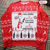 Fireball Whisky Tastes Like Heaven Burns Like Hell 3D Ugly Sweater1
