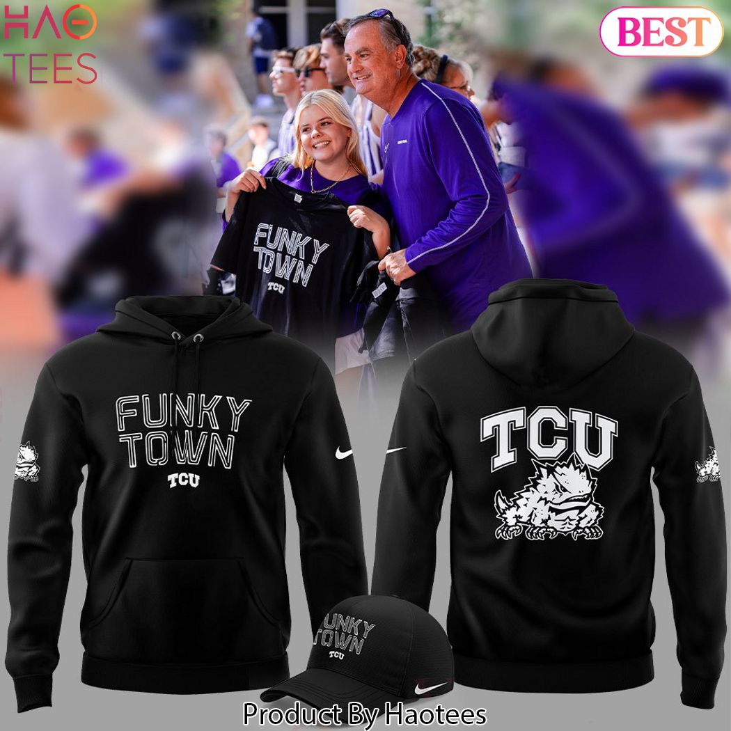 Funky Town TCU Horned Frogs Hoodie - Black Funky Town TCU Horned Frogs Hoodie - Black