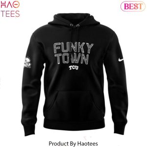 Funky Town TCU Horned Frogs Hoodie – Black