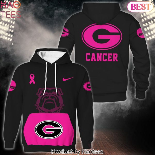 Georgia Bulldogs Breast Cancer Awareness Hoodie
