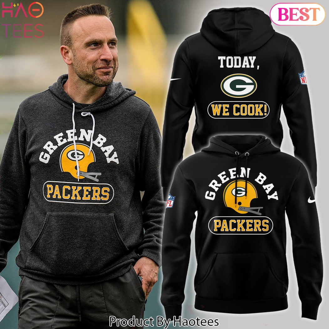 Green Bay Packers To Day We Cook Hoodie - Black Green Bay Packers To Day We Cook Hoodie - Black