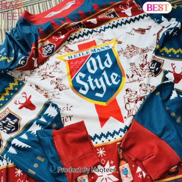 2024 Heileman’s Old Style Beer Christmas 3D Sweater
