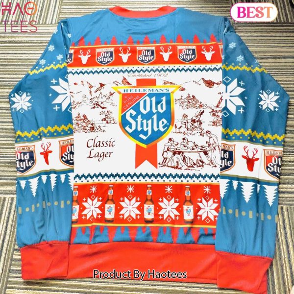 2024 Heileman’s Old Style Beer Christmas 3D Sweater