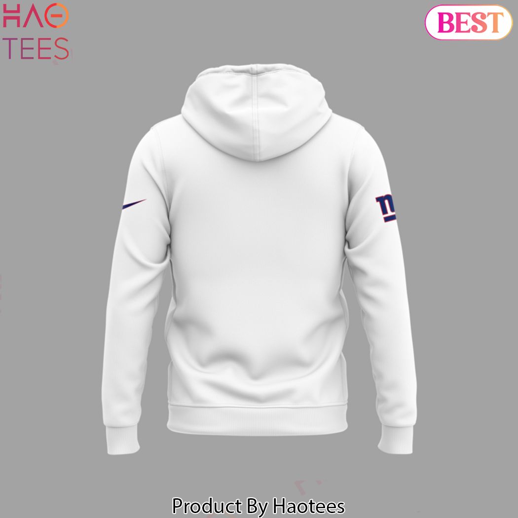 I Love New York Giants Design White Hoodie I Love New York Giants Design White Hoodie