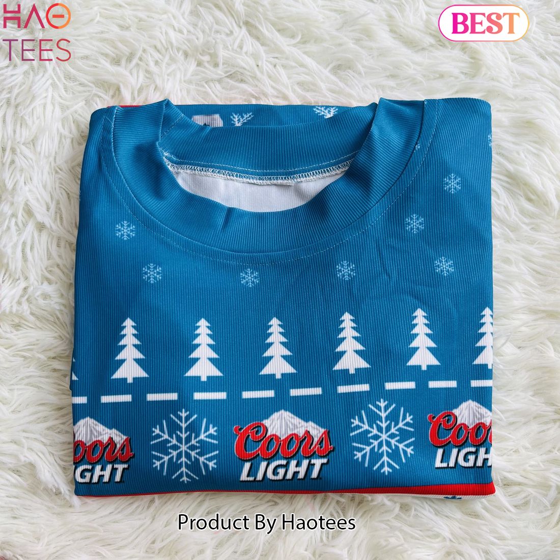2024 I Love Titties And Coors Light Ugly Christmas Sweater