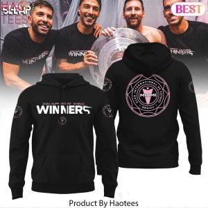 Inter Miami CF 2024 Supporters Shield Winners Hoodie – Black