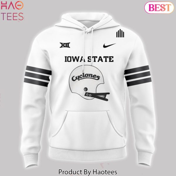 Iowa State Cyclones Football 2024 Design White Hoodie