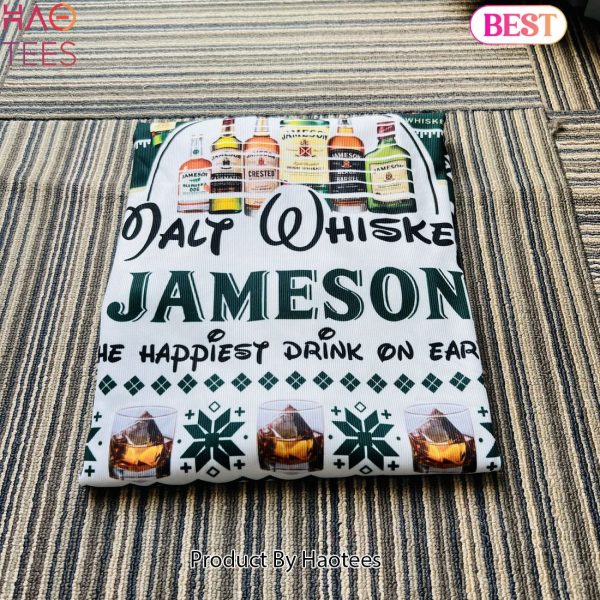 2024 Jameson Happiest Drink Ugly Christmas Sweater