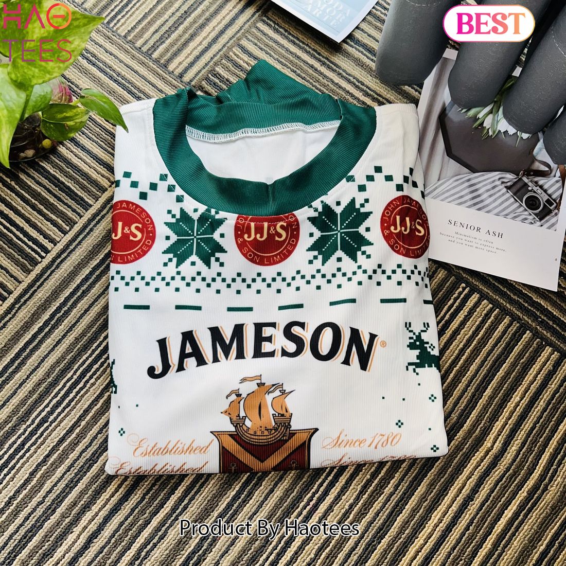 Jameson Irish Whiskey White Sweater