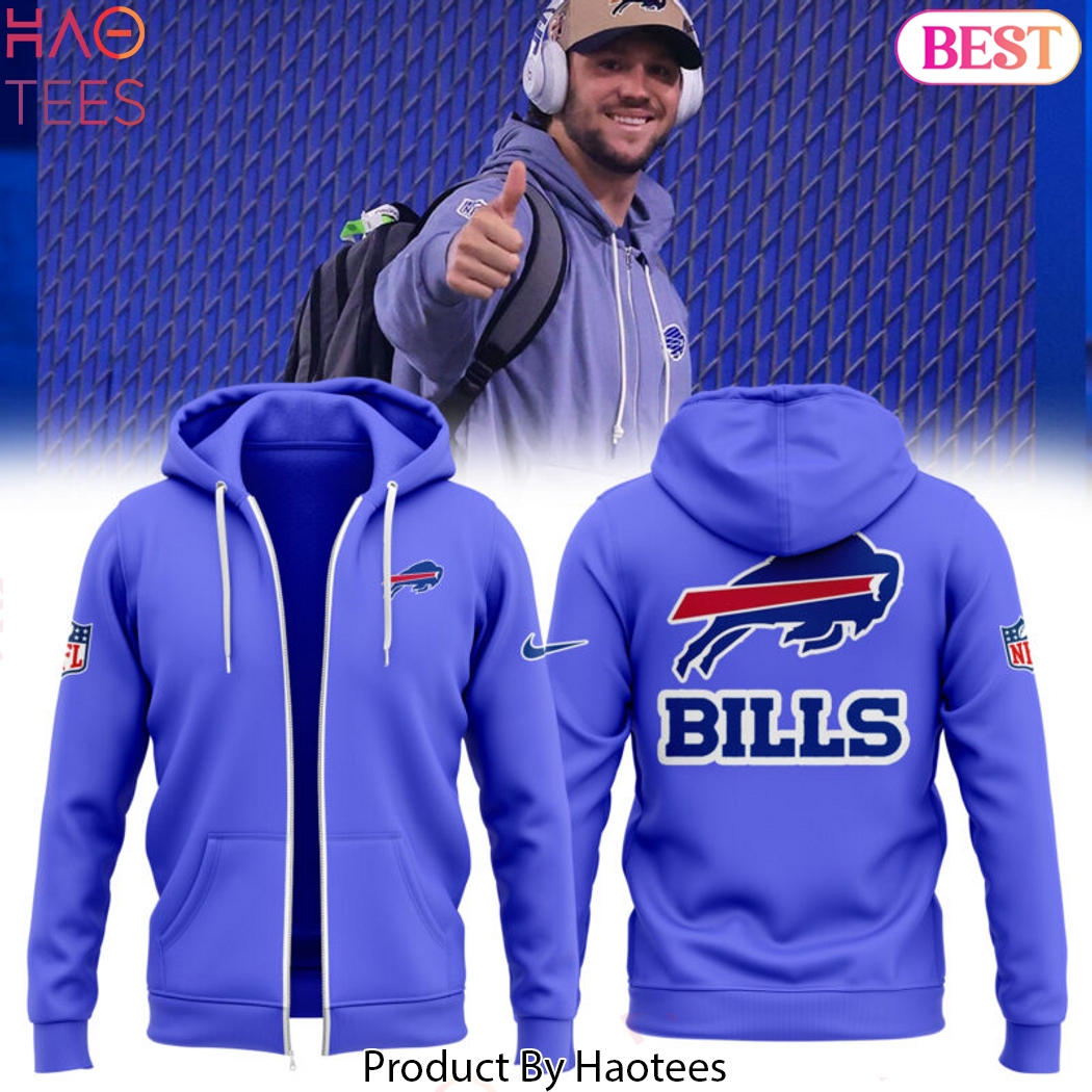 Josh Allen Buffalo Bills Football Team Zip Hoodie Josh Allen Buffalo Bills Football Team Zip Hoodie