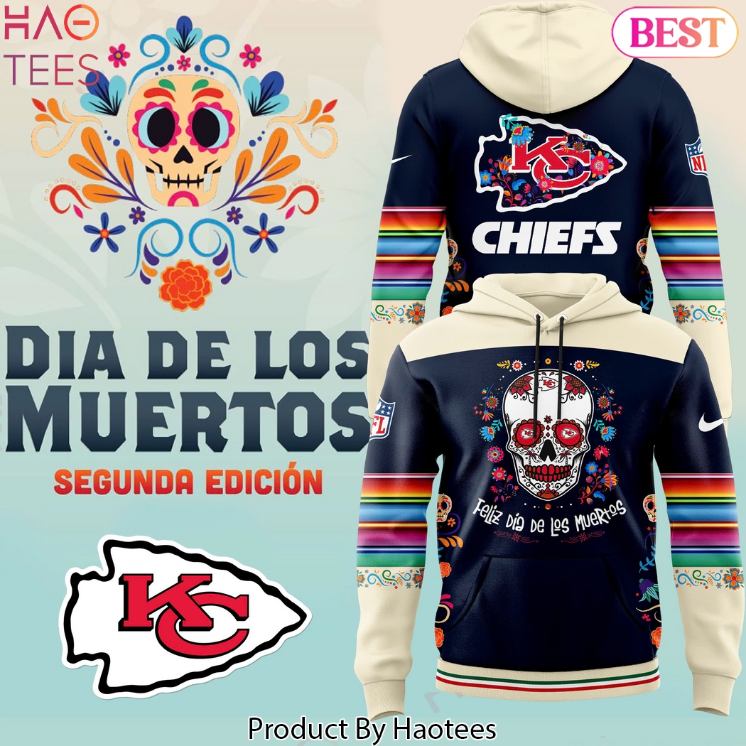 Kansas City Chiefs 2024 Dia De Los Muertos Pullover Hoodie Kansas City Chiefs 2024 Dia De Los Muertos Pullover Hoodie