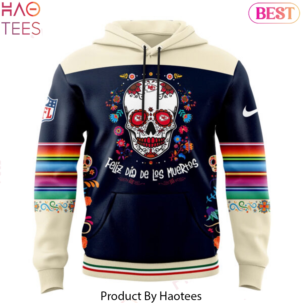 Kansas City Chiefs 2024 Dia De Los Muertos Pullover Hoodie Kansas City Chiefs 2024 Dia De Los Muertos Pullover Hoodie
