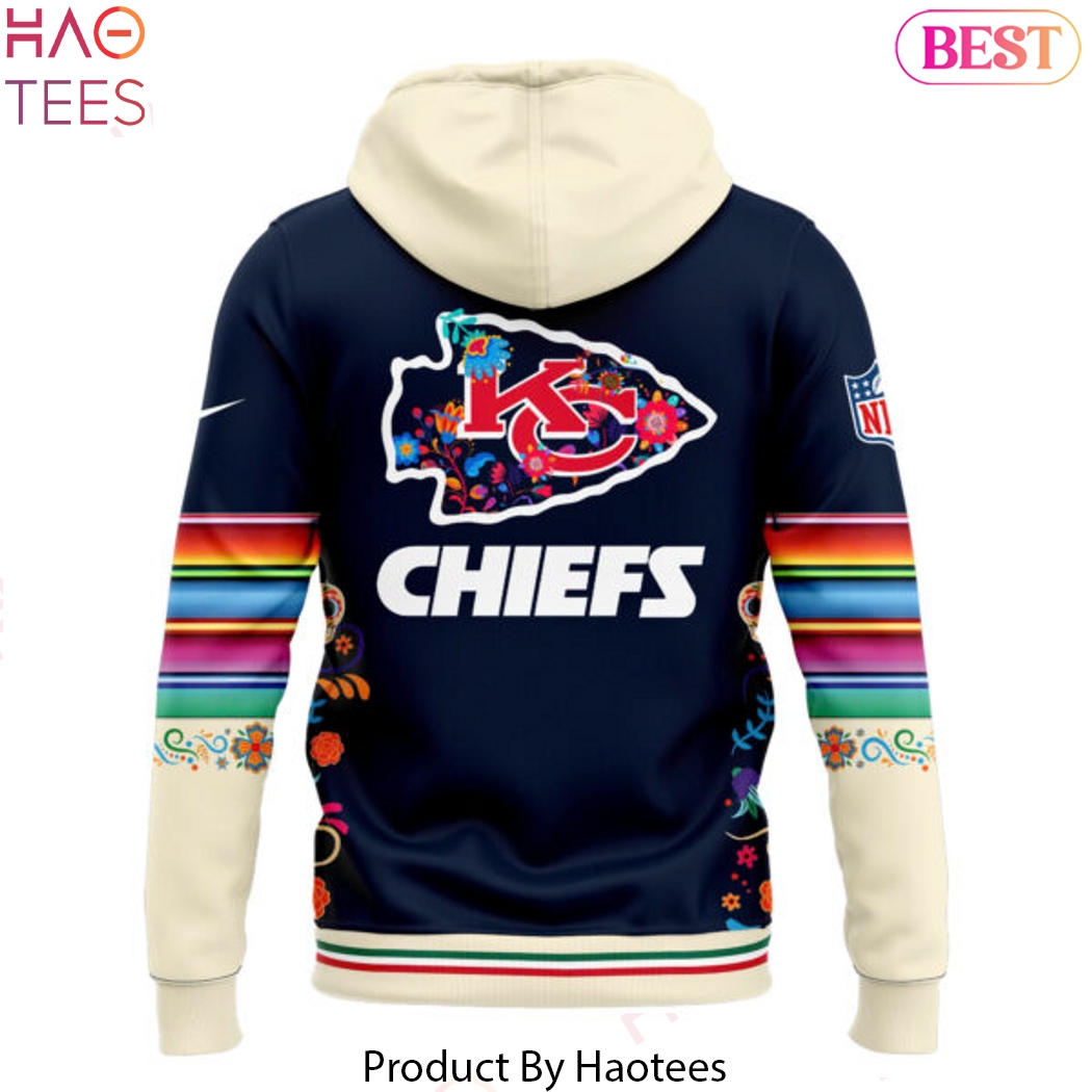 Kansas City Chiefs 2024 Dia De Los Muertos Pullover Hoodie Kansas City Chiefs 2024 Dia De Los Muertos Pullover Hoodie