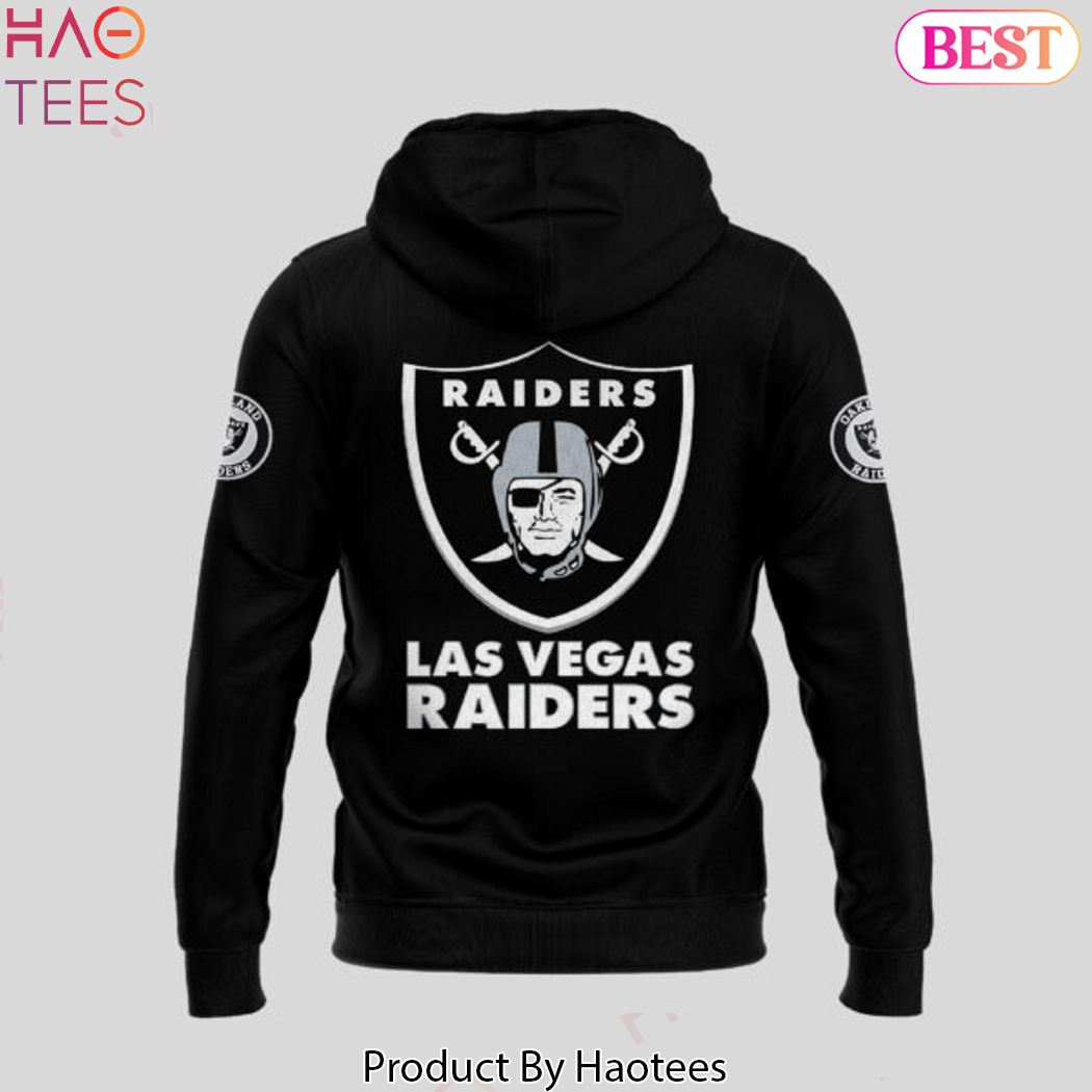 Las Vegas Raiders 1960-2024 Design Black Hoodie Las Vegas Raiders 1960-2024 Design Black Hoodie