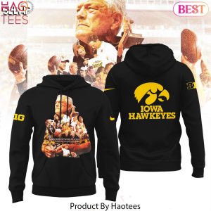 Legend Kirk Ferentz Iowa Hawkeyes Football Hoodie – Black