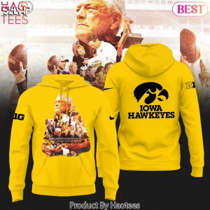 Legend Kirk Ferentz Iowa Hawkeyes Football Hoodie – Gold