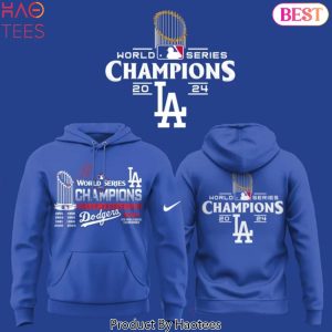 Los Angeles Dodgers World Series Champions 2024 Eight Times Hoodie