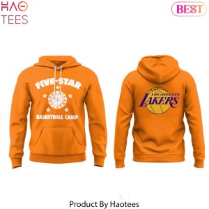 Los Angeles Lakers Fiver Star Basketball Camp Hoodie
