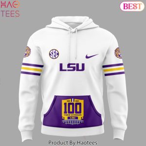 LSU Tigers Football 1924-2024 100 Tiger Stadium Hoodie