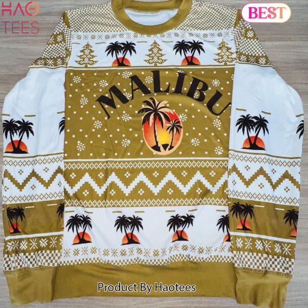 Malibu Rum 3D Print Ugly Christmas Sweater