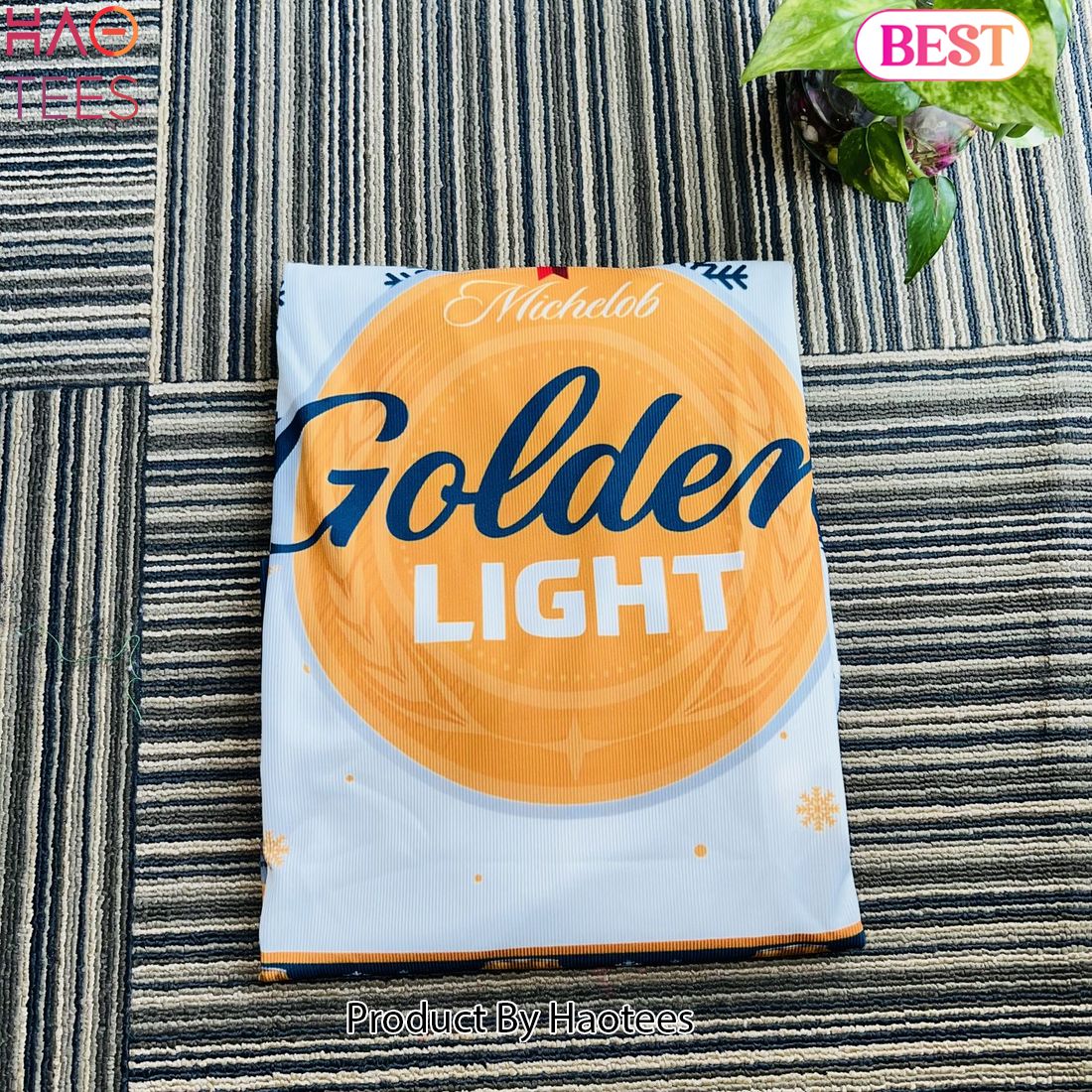 Michelob Golden Light Ugly Christmas Sweater