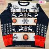 2024 Miller High Life Ugly Christmas Sweater 2024 Miller High Life Ugly Christmas Sweater