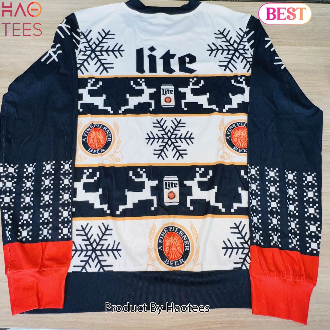 Miller Lite Beer Christmas 3D Sweater