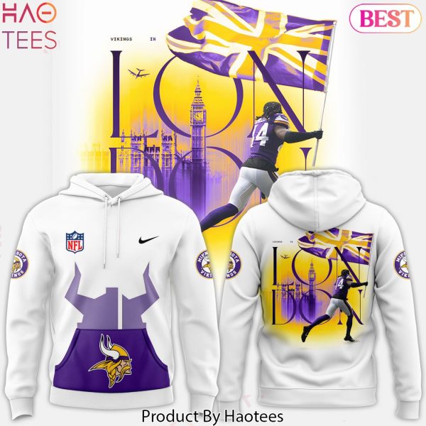 Minnesota Vikings 2024 London Design Hoodie