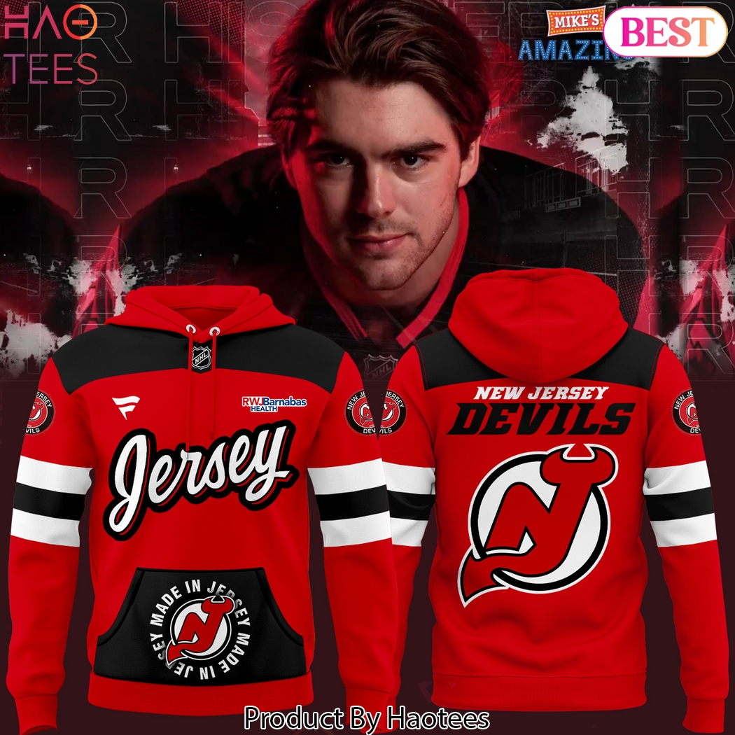 New Jersey Devils - Made In Jersey Hoodie New Jersey Devils - Made In Jersey Hoodie