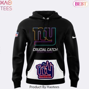 New York Giants 100th Season Prime Time – Crucial Catch Design Hoodie
