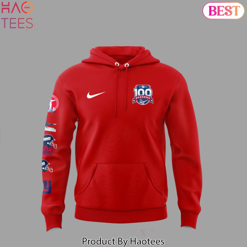 New York Giants 100th Season Prime Time Hoodie New York Giants 100th Season Prime Time Hoodie