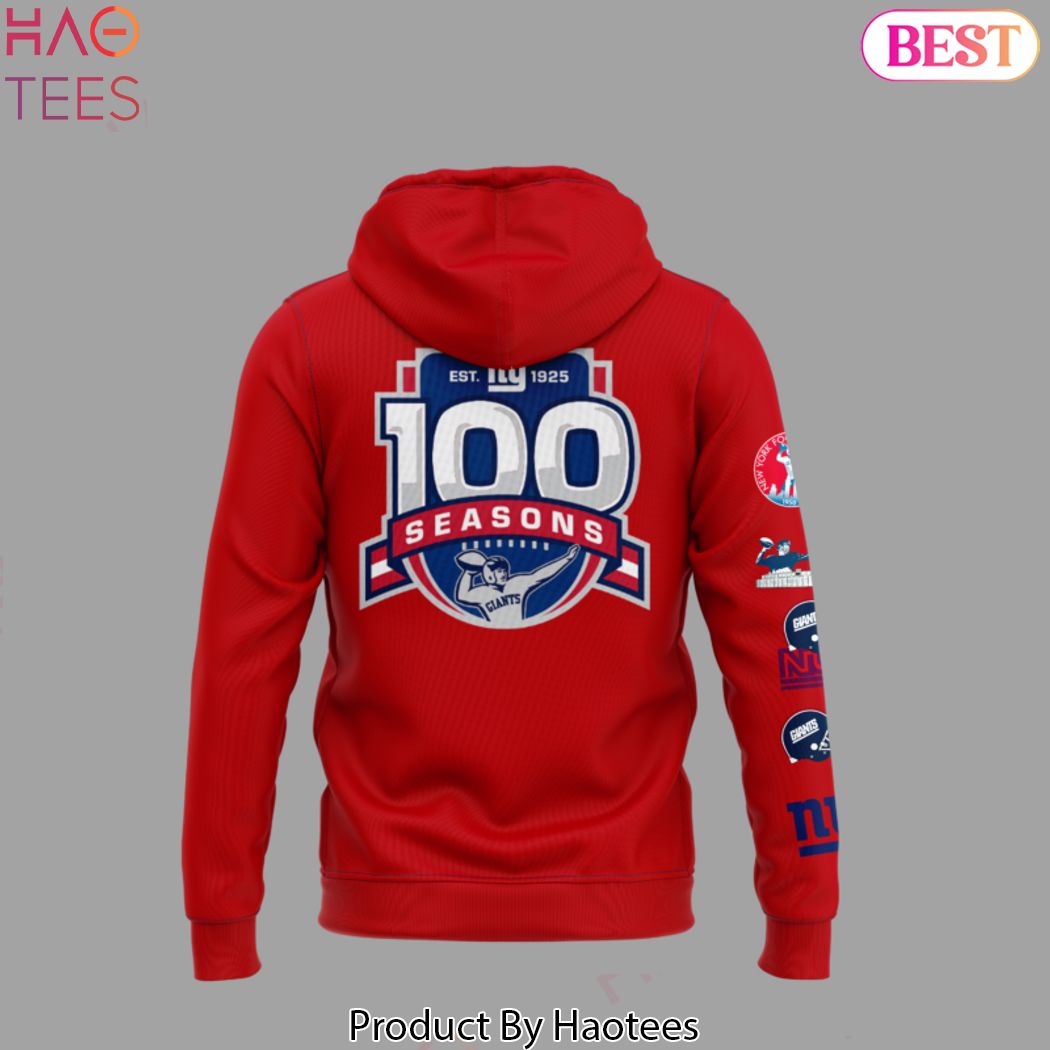 New York Giants 100th Season Prime Time Hoodie New York Giants 100th Season Prime Time Hoodie