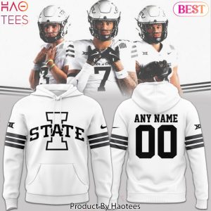 Personalized Iowa State Cyclones Football 2024 Design White Hoodie