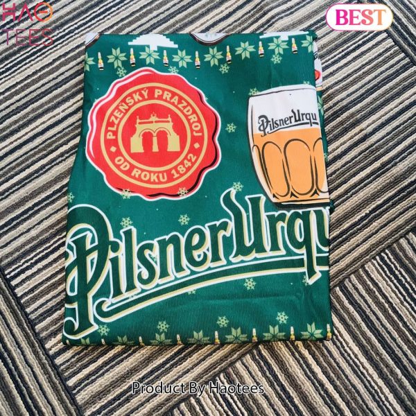 2024 Pilsner Urquell Beer 3D Ugly Christmas Sweater