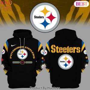Pittsburgh Steelers 1944 Version 2024 Design Hoodie – Black