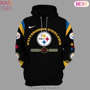 Pittsburgh Steelers 1944 Version 2024 Design Hoodie – Black