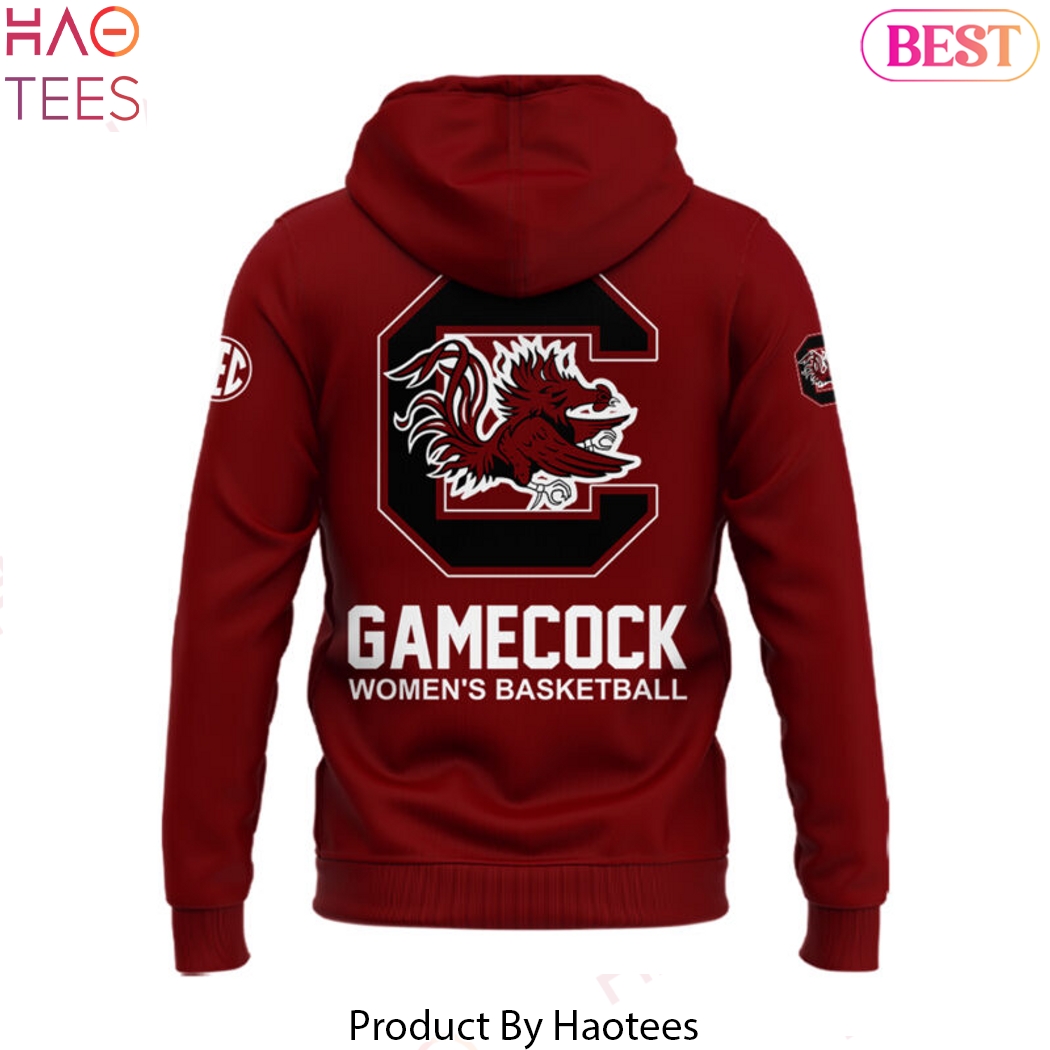 South Carolina Gamecocks Women Basketball Design Hoodie - Red South Carolina Gamecocks Women Basketball Design Hoodie - Red