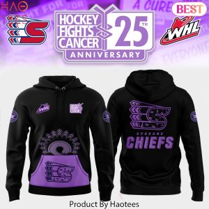 Spokane Chiefs Hockey Fight Cancer 2024 Hoodie