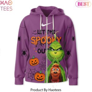 The Grinch – Stay Spooky Halloween Is Grinch Night Zip Hoodie