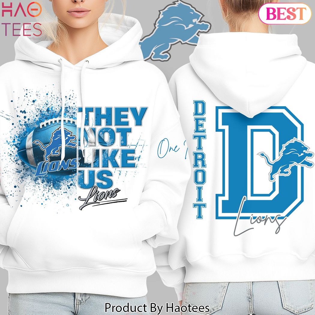 They Not Like US - Detroit Lions One Pride Hoodie They Not Like US - Detroit Lions One Pride Hoodie