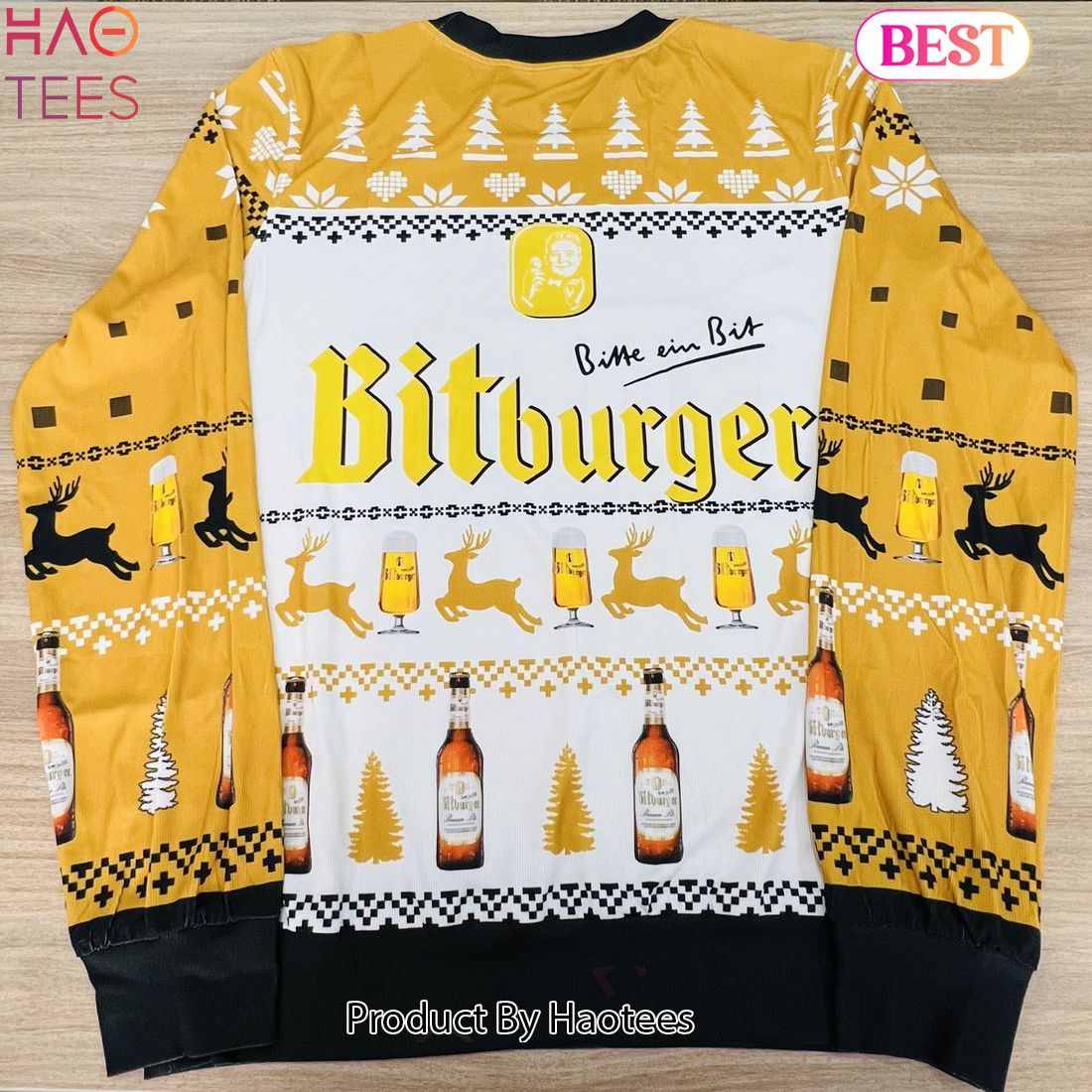 TRENDING Bitburger Ugly Christmas Sweater TRENDING Bitburger Ugly Christmas Sweater