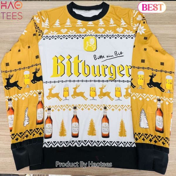 TRENDING Bitburger Ugly Christmas Sweater