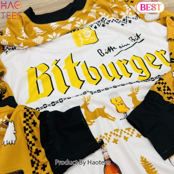 TRENDING Bitburger Ugly Christmas Sweater