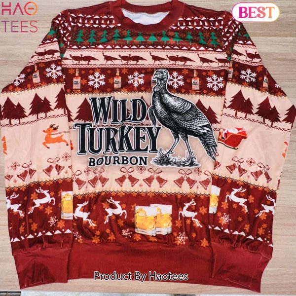 2024 Wild Turkey Ugly Christmas Sweater