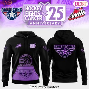 Tri-City Americans Hockey Fight Cancer 2024 Hoodie