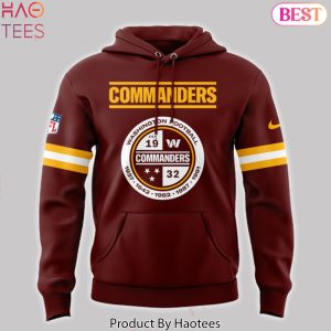 Washington Commanders 1932 – 2024 Design Hoodie