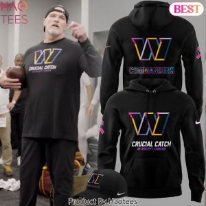 Washington Commanders Crucial Catch Intercept Cancer Hoodie