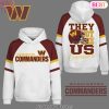 Washington Commanders – They Not Like Us Hoodie – Gold Washington Commanders – They Not Like Us Hoodie – Gold